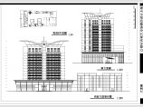 某地商厦建筑设计总平面及各层平面图图片1