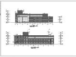 学校楼砖混结构三层教学楼施工设计图图片1