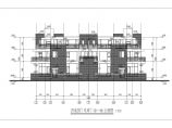 某地三层框架结构联排别墅建筑设计方案图图片1