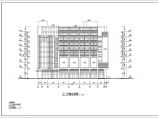 广州某八层框架结构商业综合楼建筑设计方案图图片1