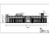 山东女子学院四层图书馆建筑设计方案图片1