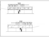 某4层钢框架结构服务中心建筑设计施工图图片1