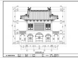 框架结构及木结构庙宇全套结构设计施工图图片1