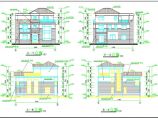 3层花园式独栋别墅建筑设计施工图（含效果图）图片1