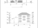 休闲风格的别墅方案设计建筑结构图（一）图片1