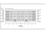 合肥某地四层框架结构厂房建筑设计方案图纸图片1