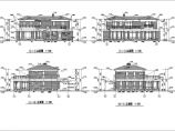 某二层砖混结构欧式别墅建筑设计施工图图片1