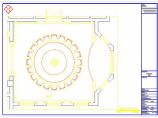 超奢华圆形餐桌家庭宴会厅装修设计cad图（含效果图）图片1