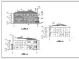 一整套宾馆型别墅建筑设计施工CAD图（标注齐全）图片1