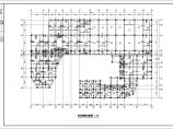 江苏4800平米四层幼儿园结构cad设计图(不规则图形)图片1