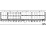 天津某双坡双跨单层轻型门式钢架厂房结构施工图图片1