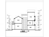 休闲风格的别墅方案设计建筑结构图（二）图片1