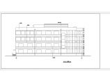 某学校5层混凝土框架结构图书馆建筑方案图纸图片1