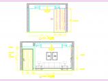 108㎡新中式三居室装修CAD施工图（含效果图，物料表）图片1