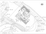 法式浪漫经典别墅建筑设计cad施工图（带效果图）图片1