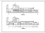 桃源县四层框架结构长途汽车站建筑设计方案图图片1