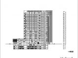 某地24层框架结构宾馆酒店建筑设计方案图图片1