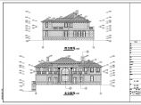 某地2层法式框架结构别墅建筑方案图图片1