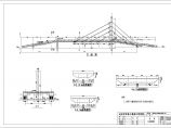 某地区钢箱梁人行斜拉桥整套结构施工图纸图片1