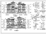 【湖南】三层框架结构别墅建筑设计施工图图片1