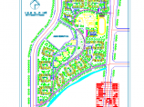 某大型住宅小区园林规划绿化全套CAD施工图图片1
