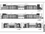 某技校四层框架结构教学实验楼建筑设计施工图图片1