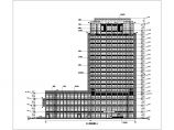 某地二十六层框架剪力墙结构商业综合体建筑设计方案图纸图片1