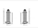 某地区大型双子塔综合大楼施工图纸图片1