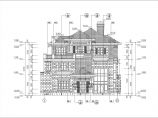 【南方】某高档小区三层别墅建筑设计方案图片1