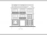 三间两层别墅建筑设计施工图纸图片1