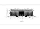某大学8层框架结构图书馆建筑设计方案图图片1