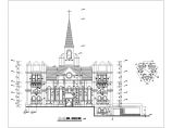 某地现浇框架结构基督教堂结构设计图图片1