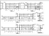 江苏两层框架结构食堂建筑设计施工图图片1