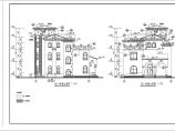 某地三层西班牙风格别墅建筑设计施工图图片1
