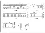 某公司单层轻钢结构食堂设计施工图图片1