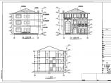 某地三层框架结构小别墅建筑方案设计图图片1