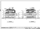 玉环县某地三层砖混结构别墅建筑设计施工图纸图片1
