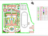 校园绿化规划设计平面图（含图例）图片1