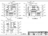 某地3层框架结构现代别墅建筑方案图图片1