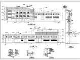 某地3层框架结构食品厂办公楼及厂房建筑方案设计图片1