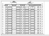 某小区十一层框架结构住宅楼建筑平面施工图图片1