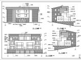 某三层框架结构双拼别墅建筑施工图（含效果图）图片1