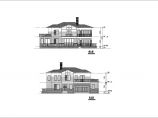 某地田园风格二层自建别墅建筑设计方案图片1