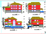 某地三层框架结构带阁楼独栋别墅建筑设计全套施工图图片1