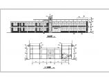 某地两层框架结构高校食堂建筑设计施工图纸图片1