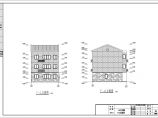 江苏3层混凝土框架结构别墅建筑施工图图片1