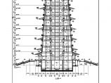 长安钢框架结构天人塔建筑设计施工图图片1