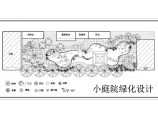 【江苏省】某地区小型小庭院绿化设计图图片1