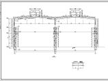 某地两连跨门式钢架厂房结构方案图（格构柱）图片1