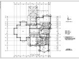地下一层地上三层别墅建筑设计施工图图片1